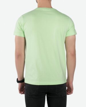 تی شرت ساده‌ی کانی راش - سبز پسته ای - پشت