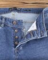 شلوار جین جذب مردانه آبی - آبی - دکمه
