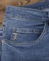 شلوار جین مردانه ساده راسته - آبی - جیب
