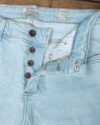 شلوار جین زاپ دار مردانه - آبی روشن - جزئیات ۱