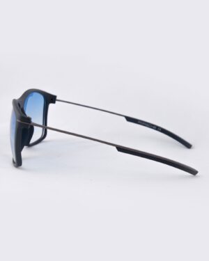 عینک آفتابی مردانه شیشه آبی - سرمه ای - بغل