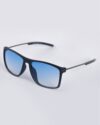 عینک آفتابی مردانه شیشه آبی - سرمه ای - سه رخ