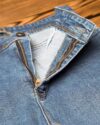 شلوار جین راسته آبی زنانه- زیپ