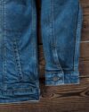 کت جین مردانه اسپرت ساده- آبی-آستین بلند