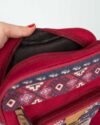 کیف دوشی طرحدار قرمز-قرمز-جنس داخلی