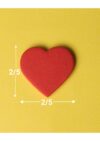 گیفت قلب کادویی فومی - قرمز - ابعاد کوچک