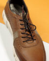 کفش مردانه چرم VK102- بادامی (3)