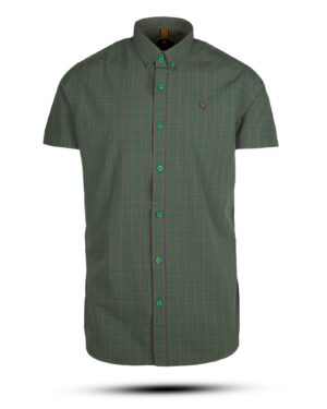 پیراهن مردانه چهارخانه 4005- سبز (2)