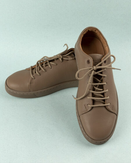 کفش چرمی مردانه 7502- کرمی (1)
