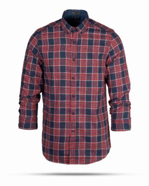 پیراهن پشمی مردانه VK9911- قرمز (1)