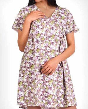 women's comfortable patterned dress for hom and daily usage